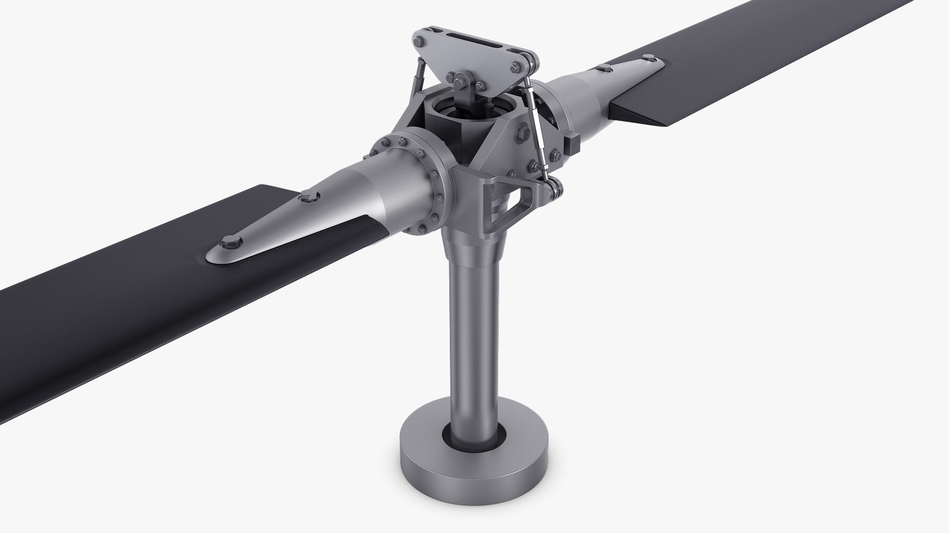 Helicopter Rotor System v 1 3D model TurboSquid 2026803