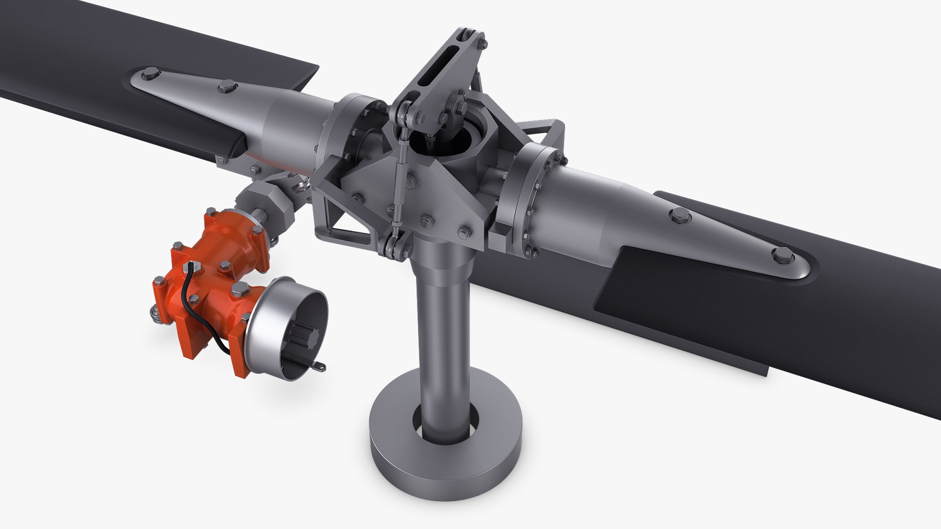 Helicopter Rotor System v 1 3D model TurboSquid 2026803