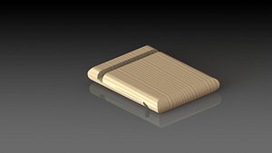 Wooden Phone Holder 3D model