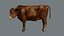 Cow Fur Rigged 3D 3D model