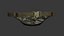 Tactical Camo Waist Pack - Game Ready Asset