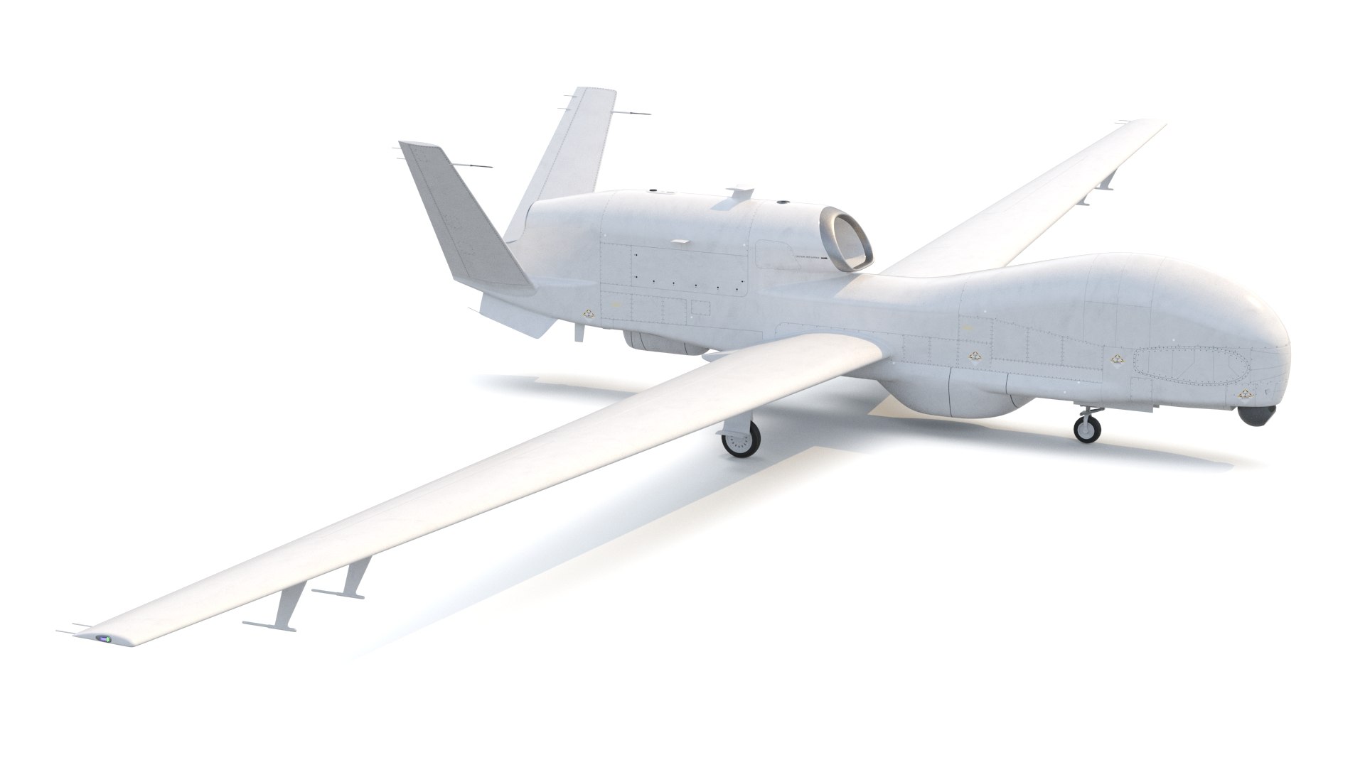 Long-range Reconnaissance UAV 3D model preview