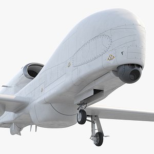 3D model Long-range Reconnaissance UAV