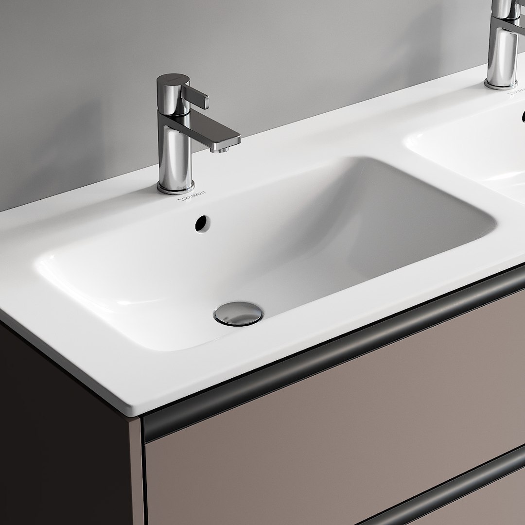 Duravit Ketho.2 Vanity Unit Set 1 3D - TurboSquid 1912063