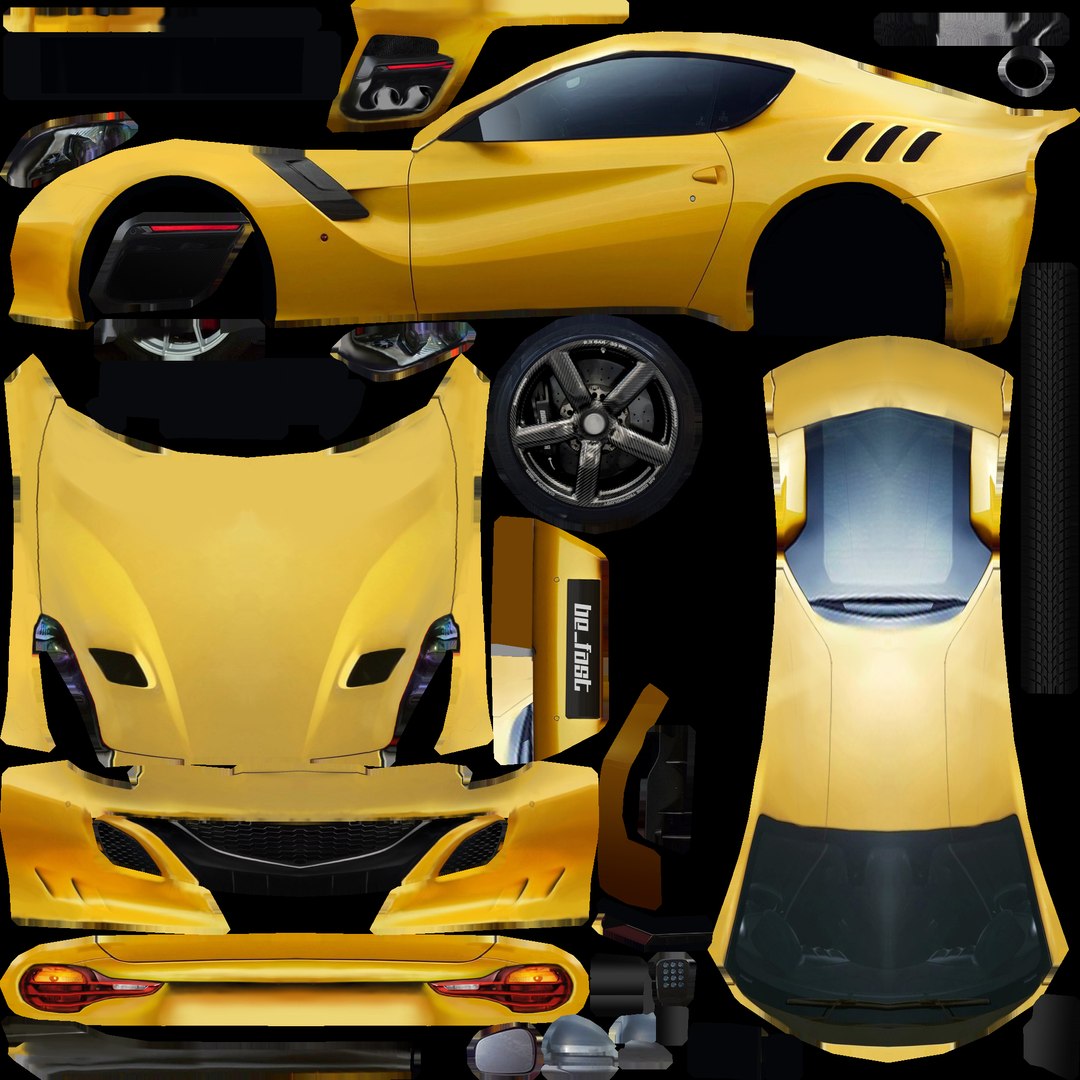 Generic Supercars Car 3D - TurboSquid 1288130