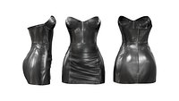 Strapless Chemise Mini Dress