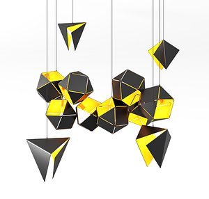 3D model Welles Long Chandelier Aarevalo STEALTH