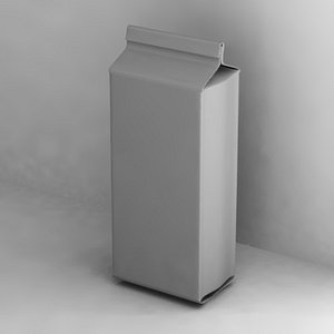 3d pasta box model