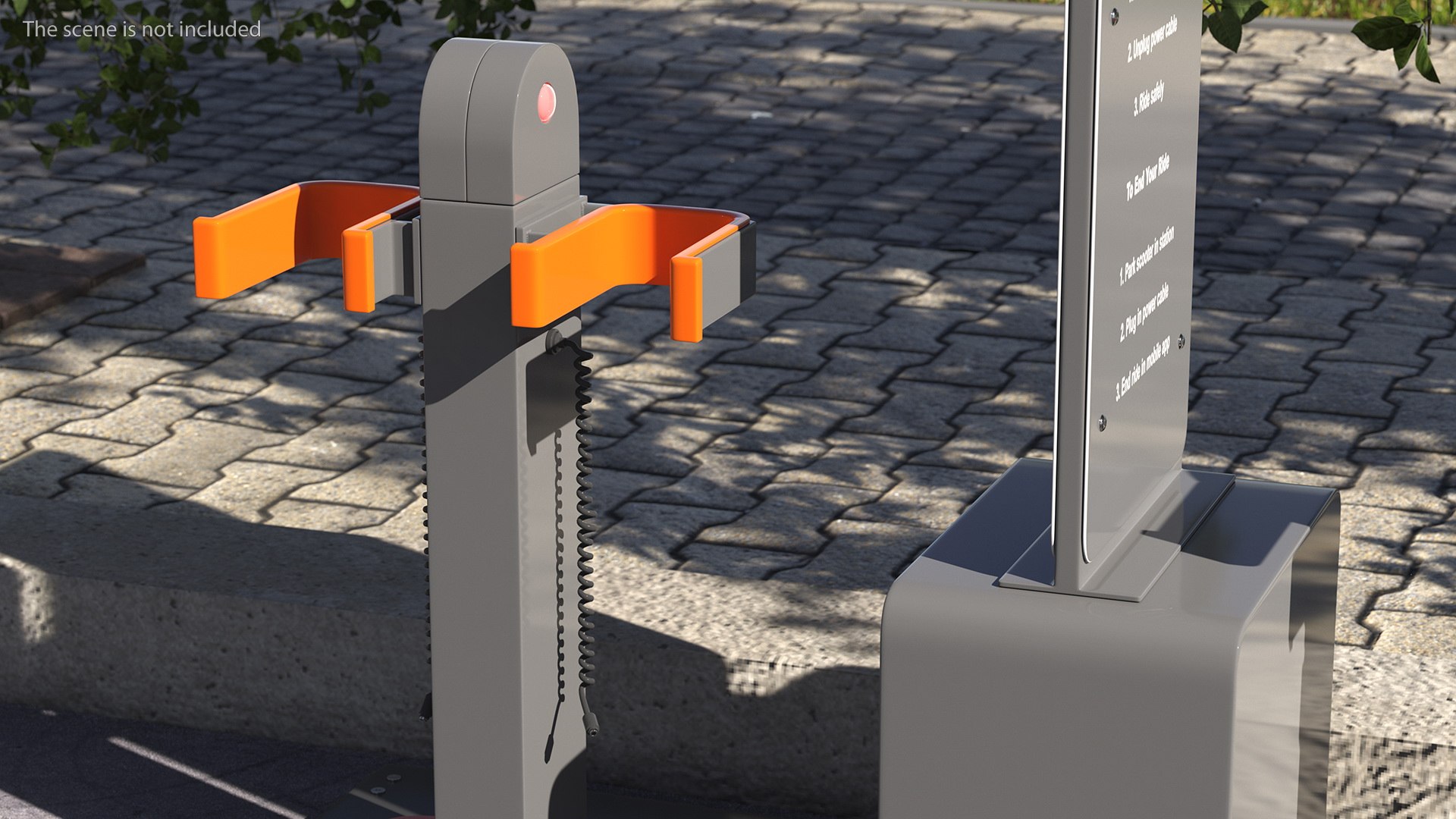 Scooter Charging Station 3D https://p.turbosquid.com/ts-thumb/3s/GbMPoH/kz/scooterchargingstation3dmodel004/jpg/1647609685/1920x1080/fit_q87/e3793750aae6bfbff1f98ce0733b5cc229e79ee9/scooterchargingstation3dmodel004.jpg