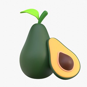 Avocado 3D model