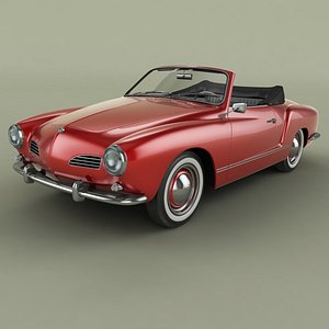 3D karmann-ghia type 14 cabriolet