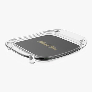 3D Plastic Cash Tray with Caption