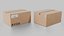 3D model Deep and Rectangular Box Set - Rigged and Customizable