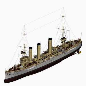 koenigsberg class cruiser imperial 3d model