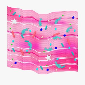 3D model Fibrous connective tissue cells