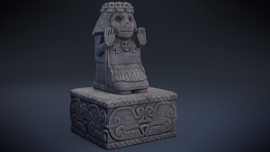 Cihuateteo - Aztec Deity 3D model