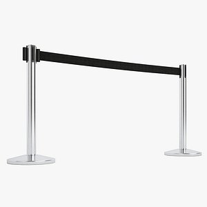 3D airport stanchions