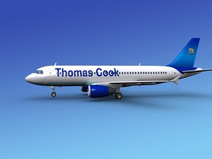 3d model airline airbus