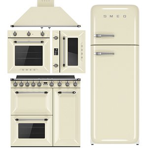 3D SMEG kitchen appliance collection
