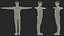 Dark Skin Teenager Fashionable Style T Pose