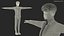 Dark Skin Teenager Fashionable Style T Pose