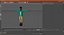 Dark Skin Teenager Fashionable Style T Pose