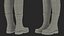 Dark Skin Teenager Fashionable Style T Pose