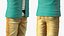 Dark Skin Teenager Fashionable Style T Pose