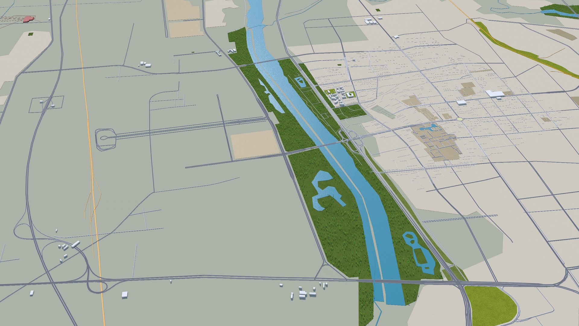 Free 3D Linfen Shanxi China Model TurboSquid 2100492