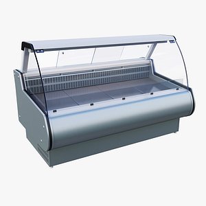 3D refrigerating showcase model