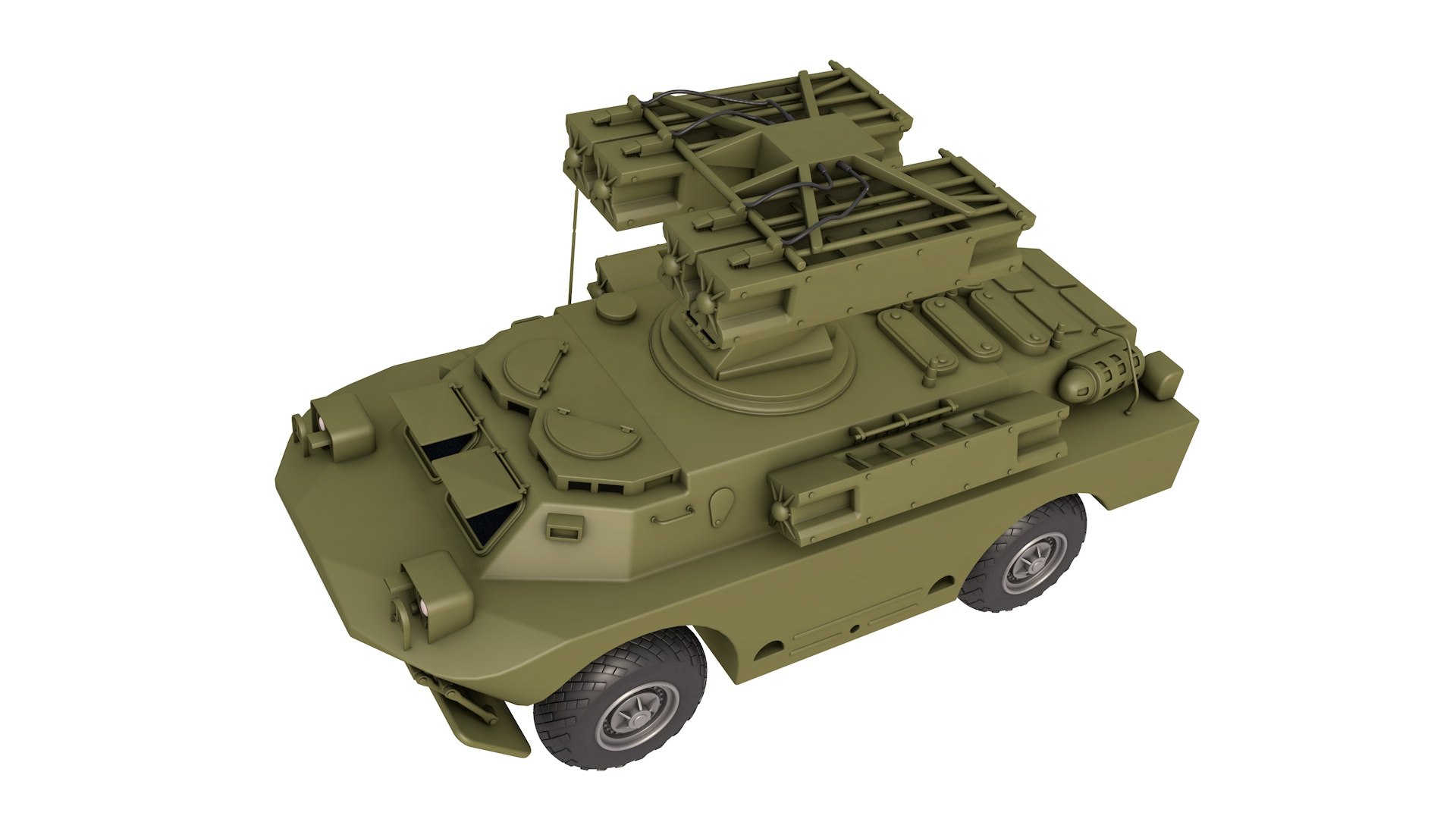 3D 9K31 Strela-1 SA-9 Gaskin Model - TurboSquid 2296951