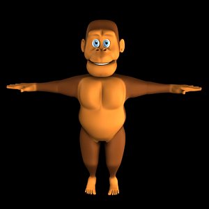 maya cartoon chimpanzee