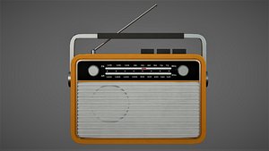 3D retro radio