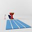 Vaulting Table Trampoline flags