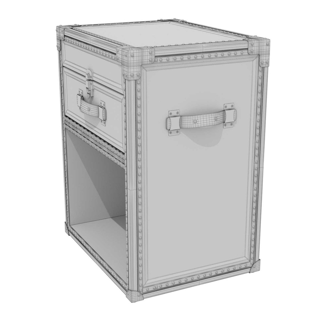 Nightstand Restoration Hardware Baby 3D Model TurboSquid 1623142