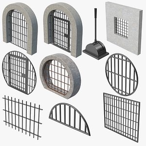 3D Dungeon Sewer Models Collection model