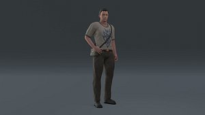 3D model Fantasy Male Character