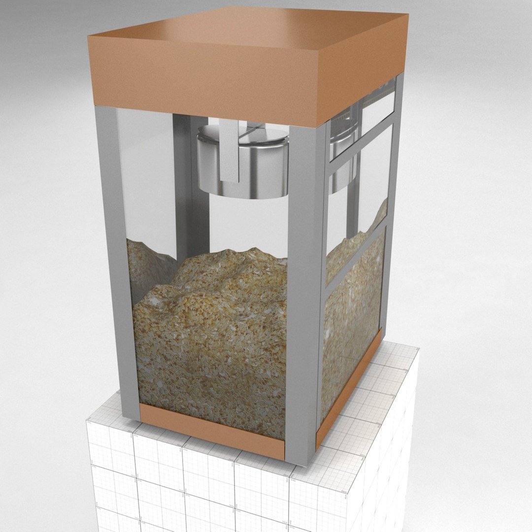 Premiere Popcorn Machine - 3D Model - TurboSquid 1346566