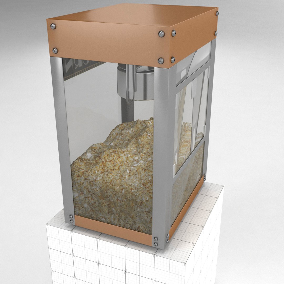 Premiere Popcorn Machine - 3D Model - TurboSquid 1346566