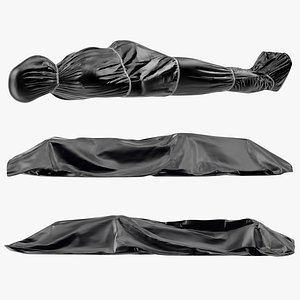 covered dead bodies 3D model