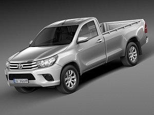 2016 toyota single 3d model
