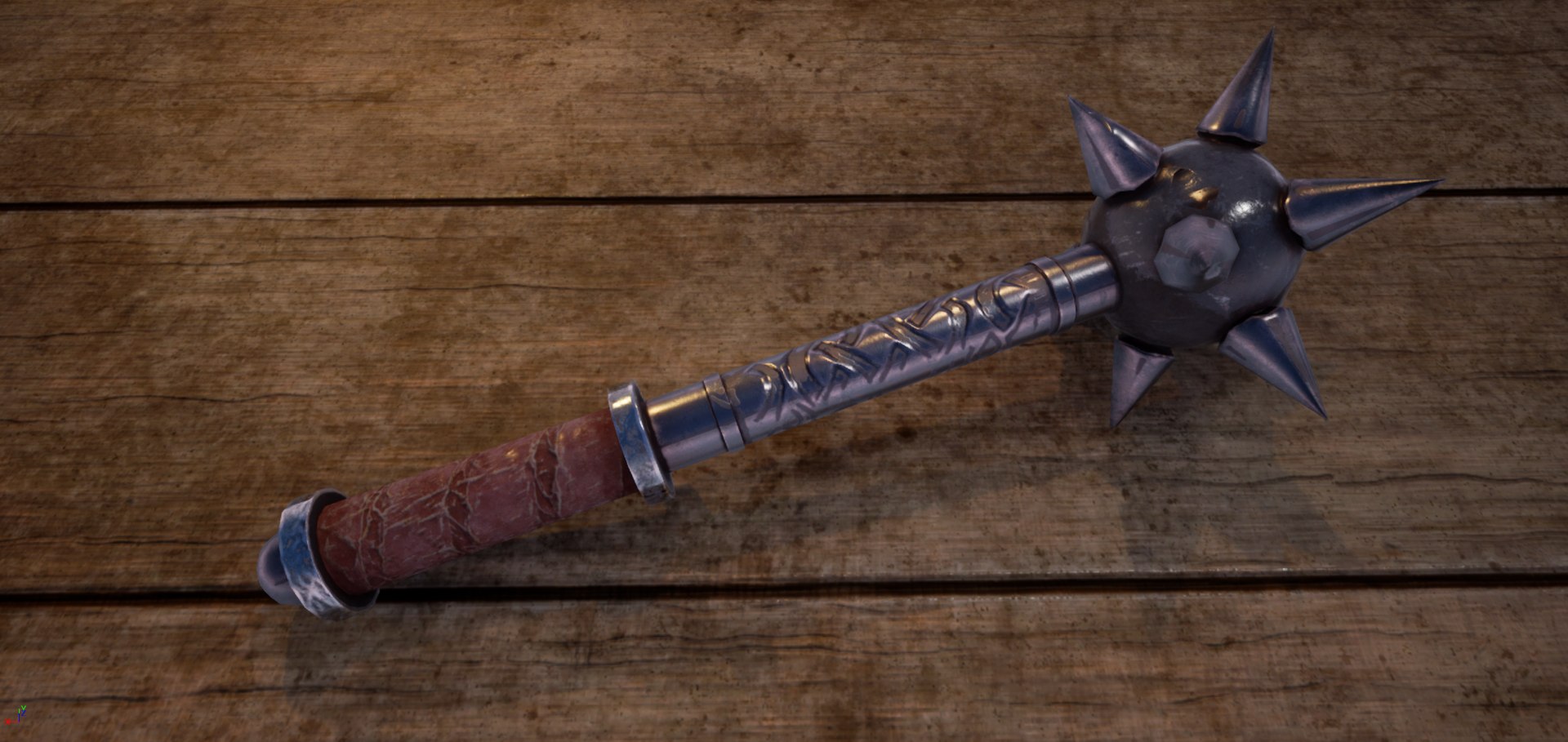 ファンタジー中世武器メイス3Dモデル - TurboSquid 1484582