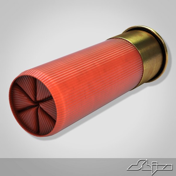 shotgun shell 1 3d model