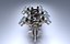 Animated V8 Engine model