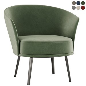 3D Dorso lounge chair model
