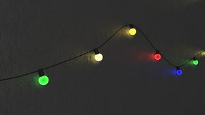 Full editable garland lights