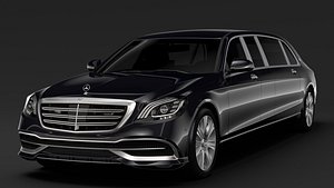 Mercedes Maybach S 650 Pullman Guard VV222 2018