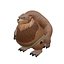 Modelo 3D de Urso Gordo e Rechonchudo com Rigging