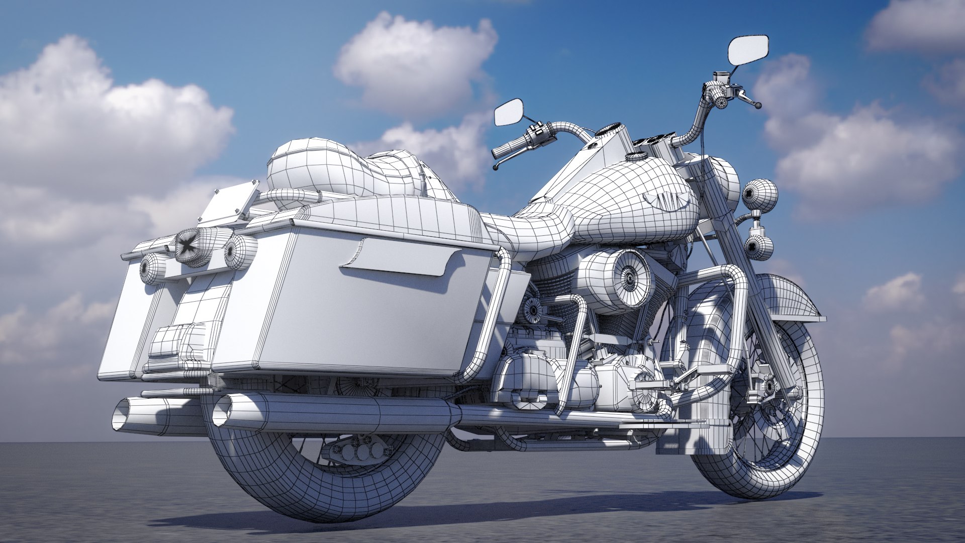 3D Classic Motorcycle - TurboSquid 2350481