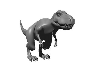 modèle 3D de T Rex en cours d'exécution animé truqué - TurboSquid 2102417